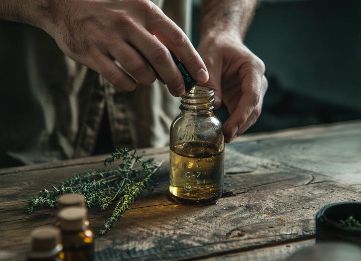 Traditional perfume making